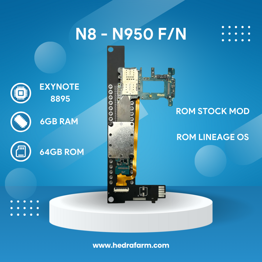 Samsung Note 8 Pre-installed Phone Module: Ready to Use